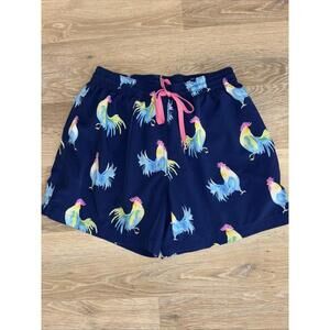 Chubbies Shorts Men's Medium Swim Trunks Rooster Print Beach 5.5” Inseam Lined